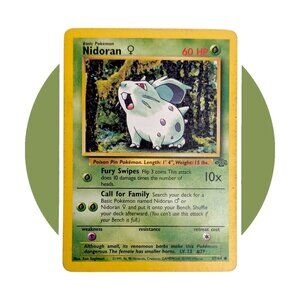 Jungle Pokemon Vintage Card (B01): Nidoran 57/63